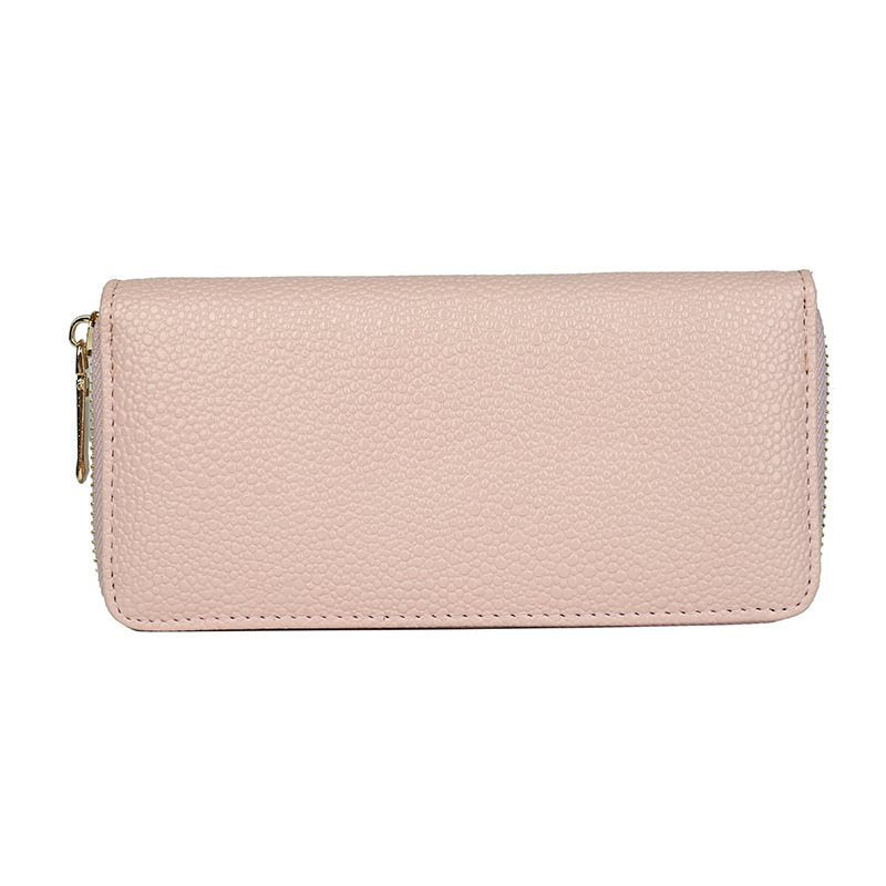 Women's Solid Color Simple Mid-length Zipper Fashion Ladies Wallets