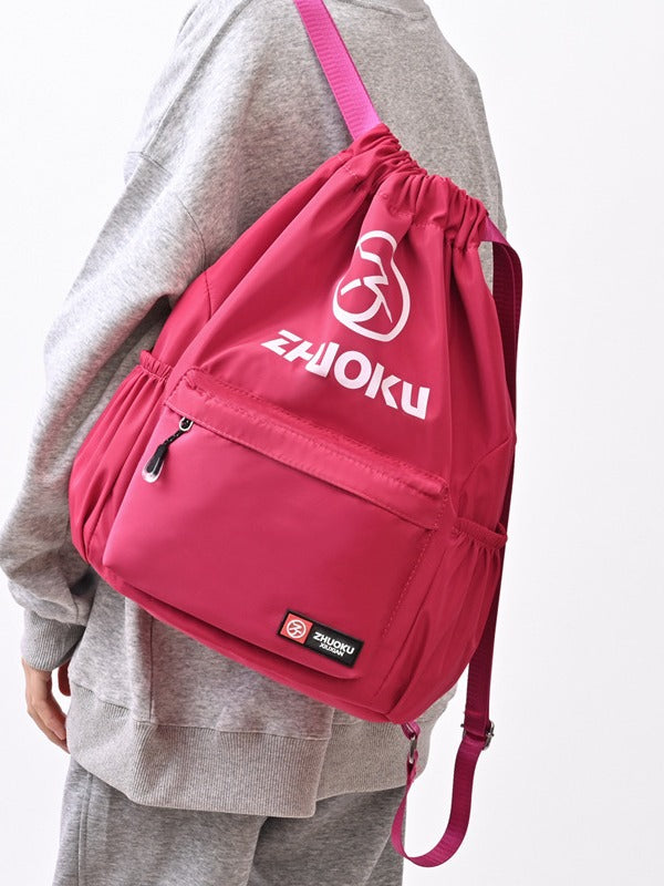 Color Style With Letters Basketball Large Capacity Drawstring Sports Backpacks