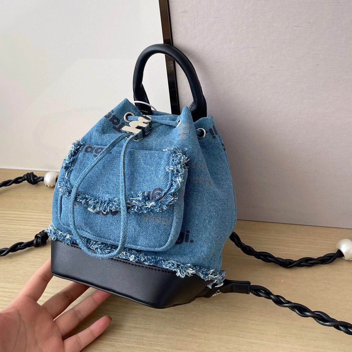 College Painter Building Blocks Denim Dune Backpacks