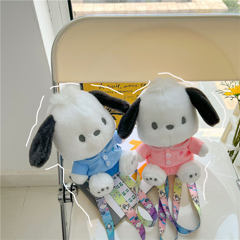 Cute Pacha Dog Doll Plush Toy Backpacks