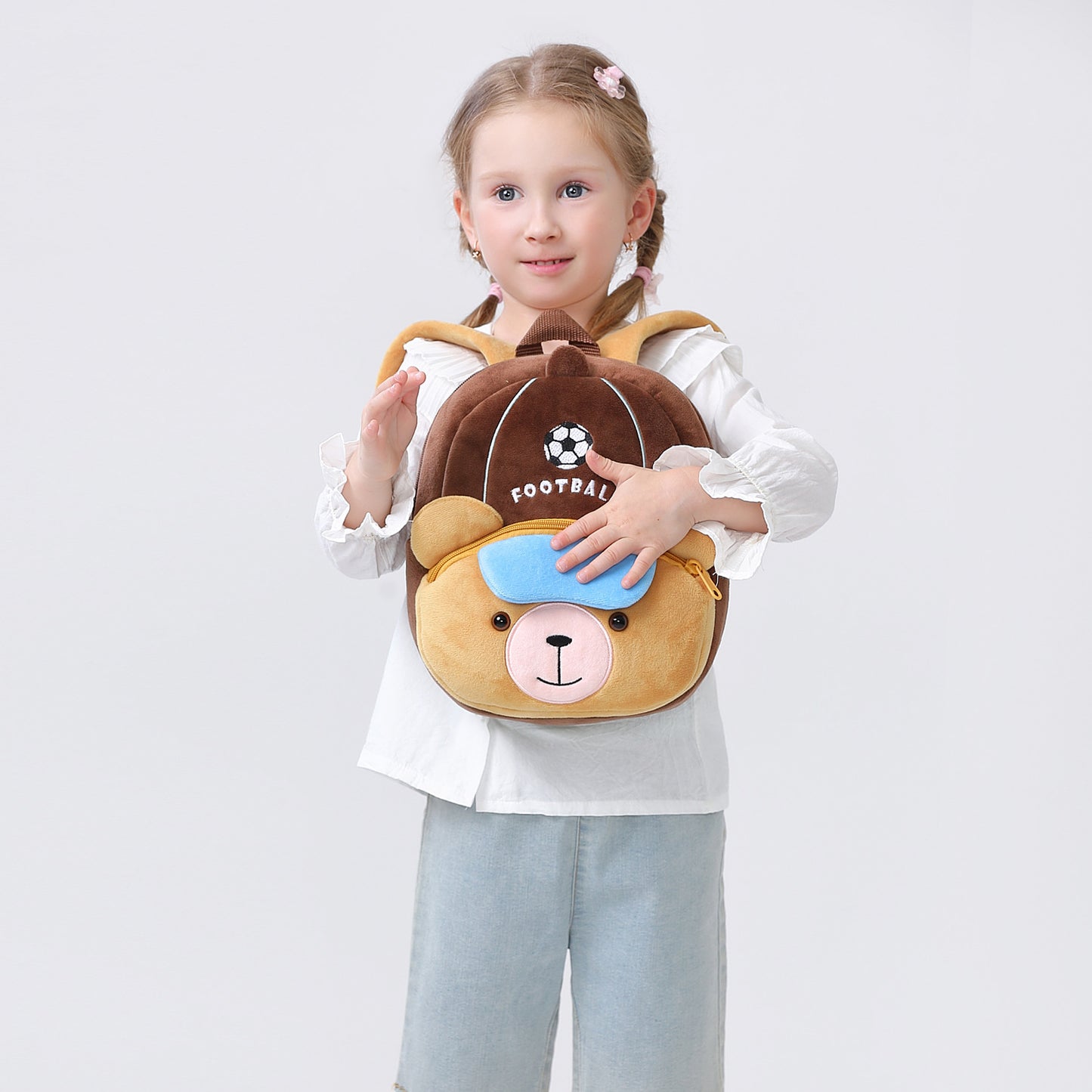 Children's Cute Cartoon Plush Animal Games Boys Children's Backpacks