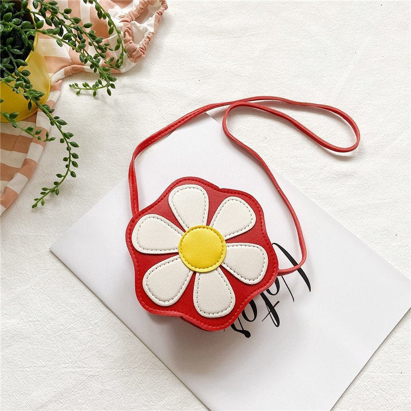 Children's Candy Color Cute Sunflower Creative Children's Shoulder Bags