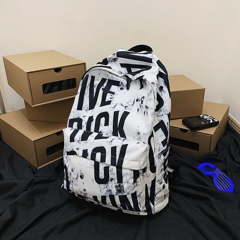 Women's & Men's Camouflage Retro Street Trendy Korean Style Backpacks