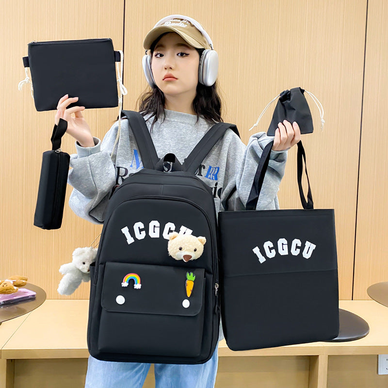 Beautiful Cute Large Capacity Good-looking Schoolgirl Middle School Students' Schoolbags