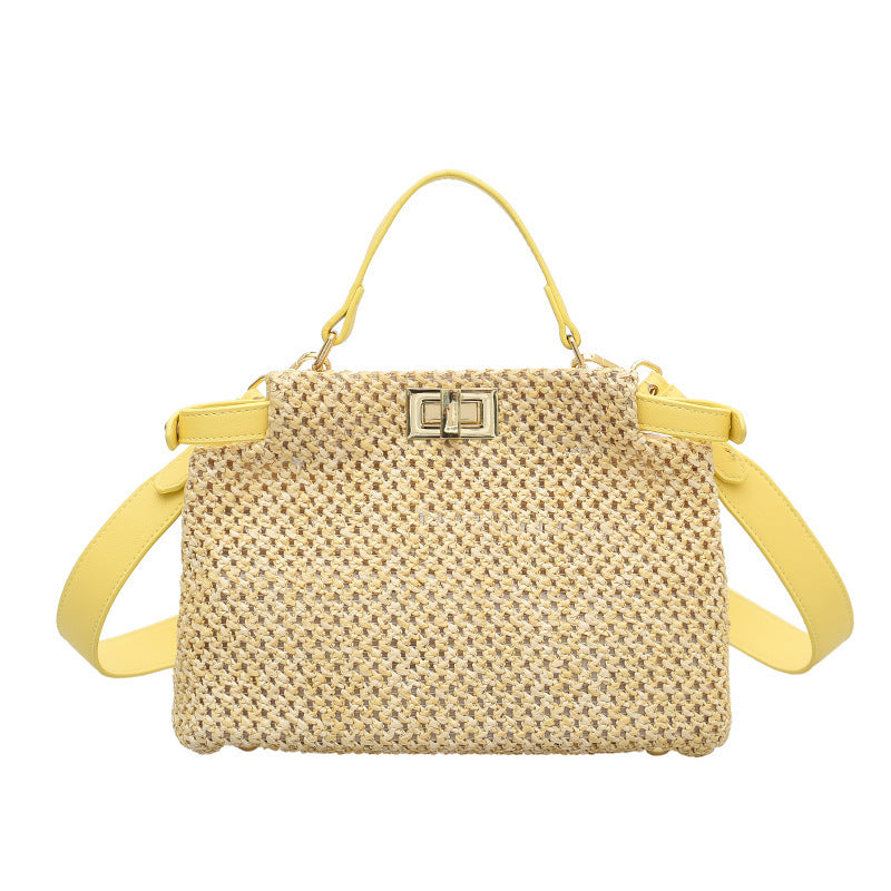 Women's Classic Style Retro Straw Summer Woven Shoulder Bags