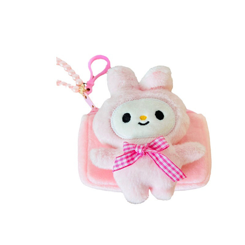 Clow Cartoon My Melody Petit porte-monnaie de rangement