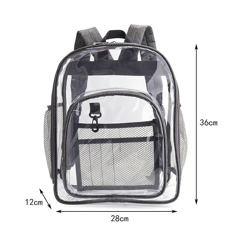 Trendy Slouchy Transparent Secondary Waterproof All-inclusive Backpacks