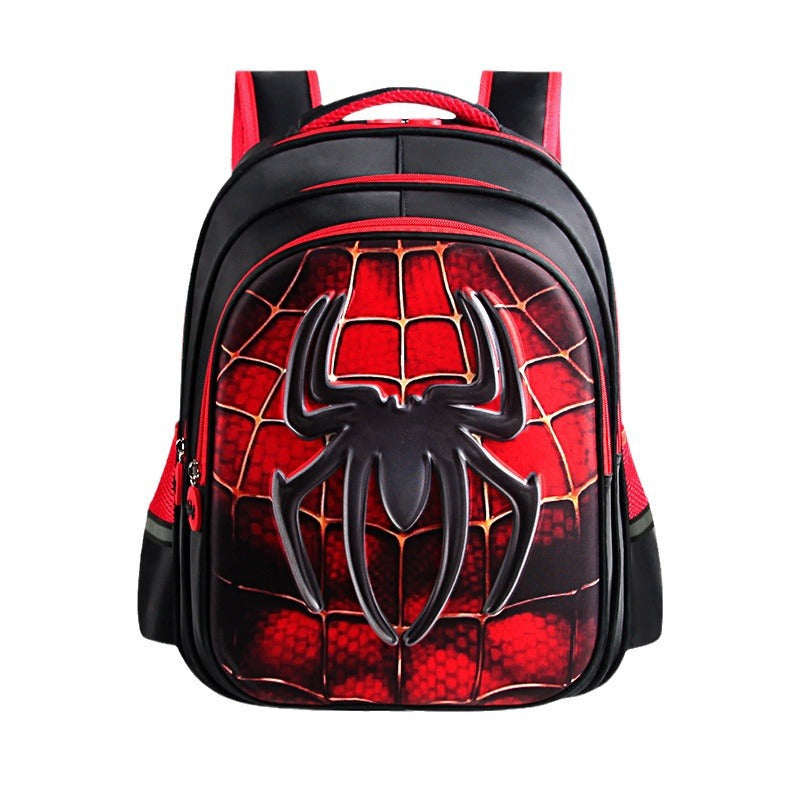 Double Shoulders Superman Three-dimensional Hard Shell Elementary School Students' Schoolbags