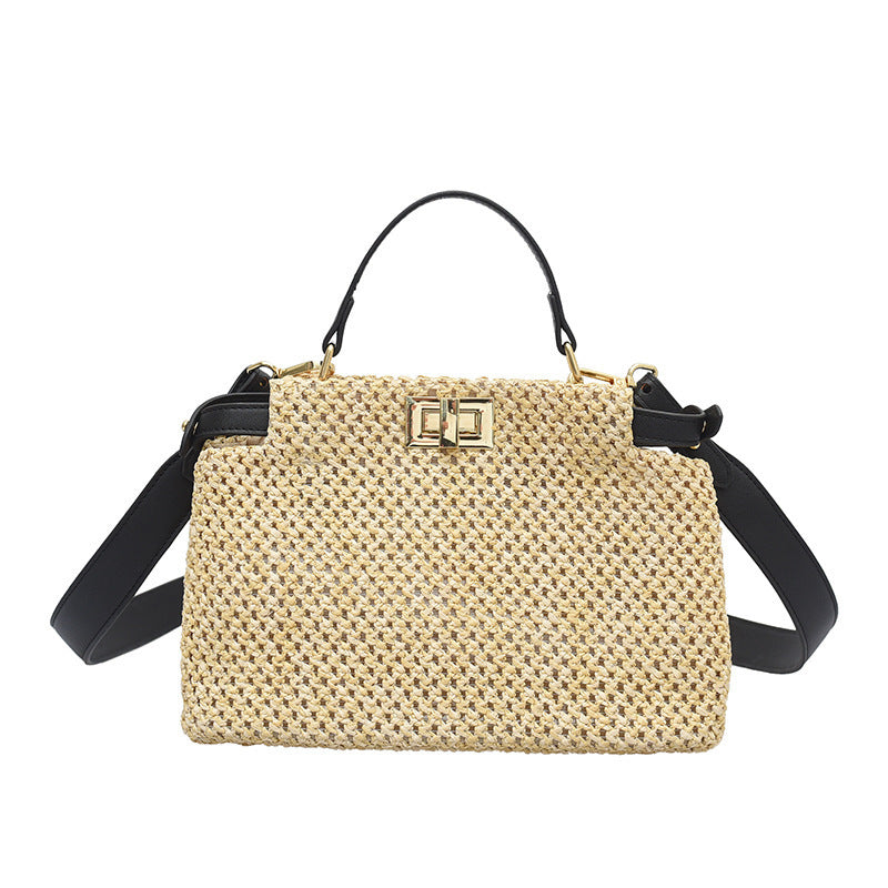 Women's Classic Style Retro Straw Summer Woven Shoulder Bags