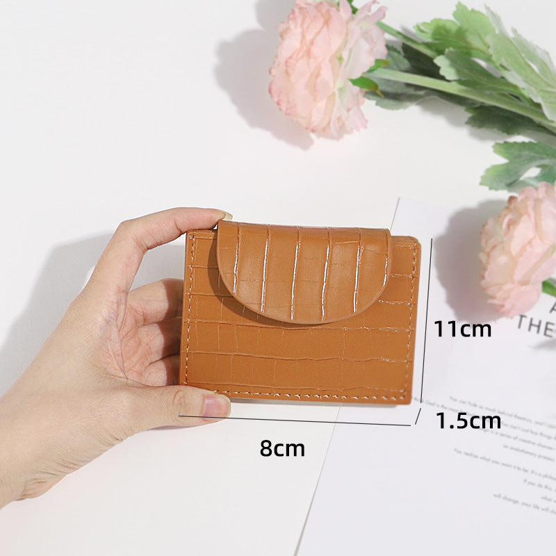 Women's Short Small Foldable Soft Simple Flip Ladies Wallets