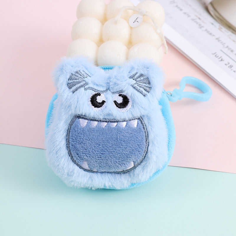 Plush Monster Pendant Storage Small Ornaments Prize Coin Purses