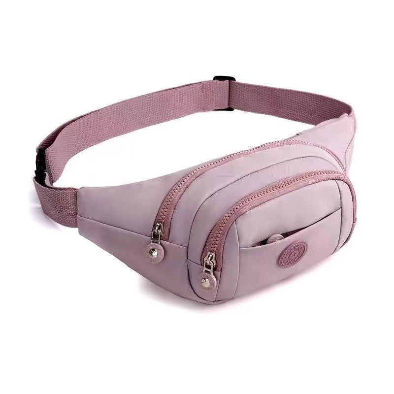 Women's Large Capacity Canvas Cell Small Summer Waist Packs