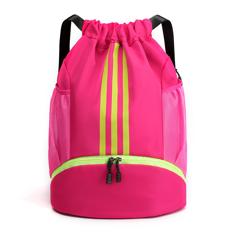 Solid Color Fitness Drawstring Pull String Oxford Bags