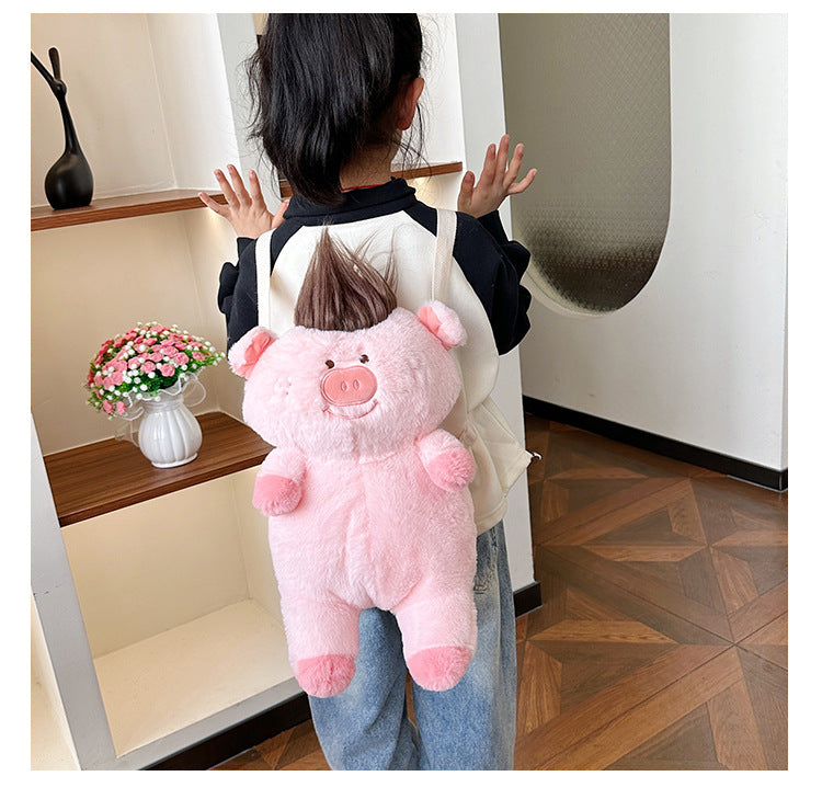 Pig Page Ugly Cute Doll Small Backpacks