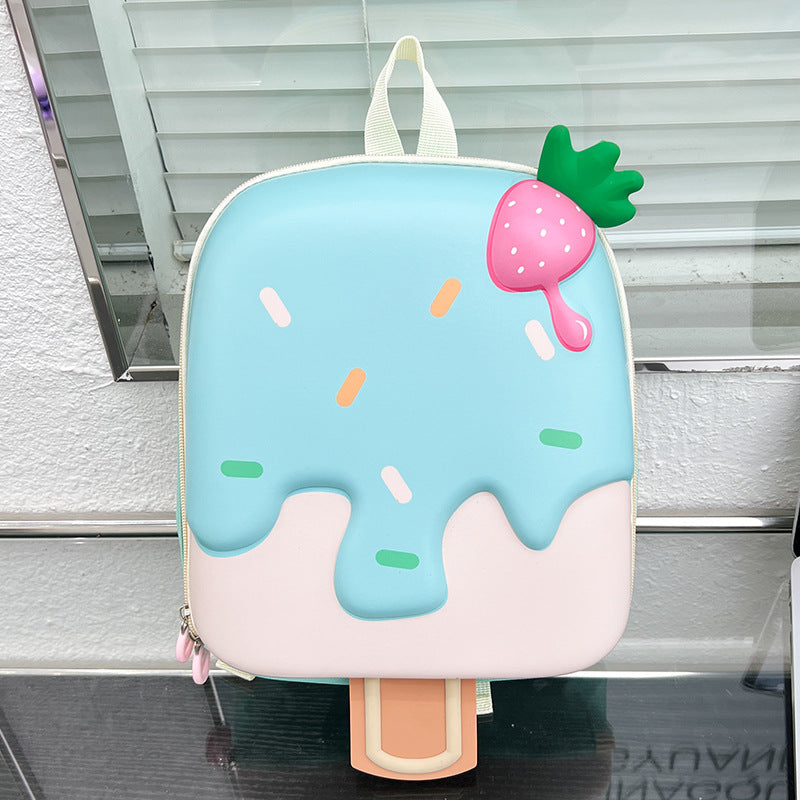 Children's Boys Cute Egg Shell Ice Cream Children's Backpacks