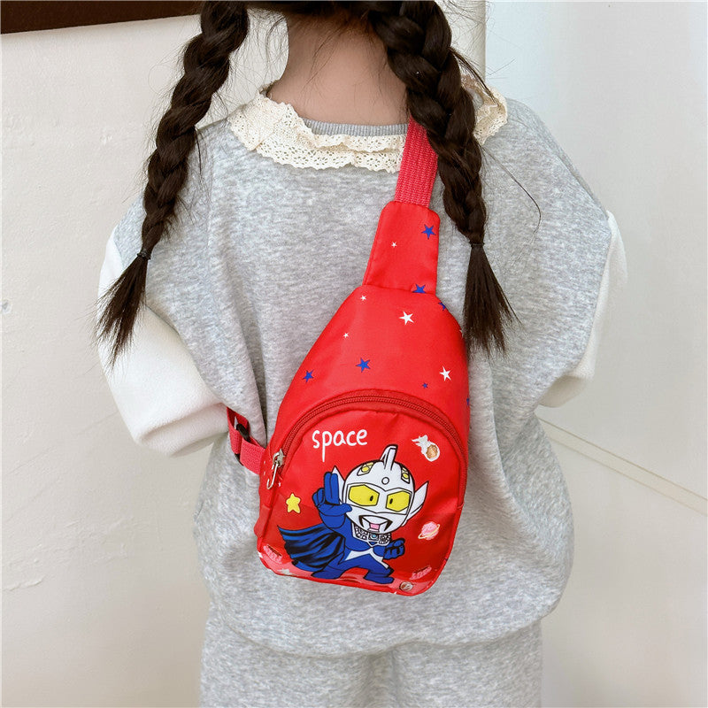 Children's Cartoon Fashion Small Boys Toddlers Anime Concave Children's Waist Packs