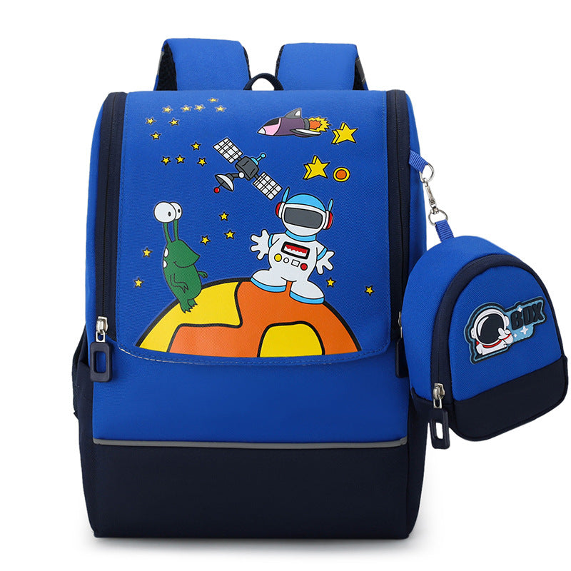 Children's Cartoon Primary Year-old Space Series Lightweight Elementary School Students' Schoolbags