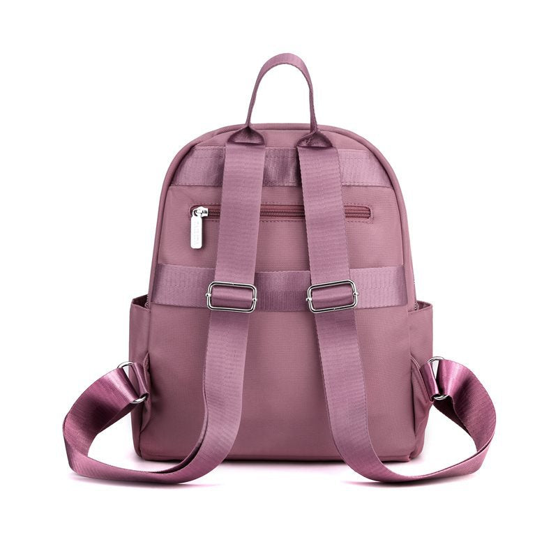 Women's Solid Color Simple Oxford Cloth Fashion Backpacks