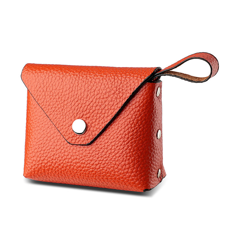 Women's Mini First Layer Cowhide Genuine Leather Coin Purses