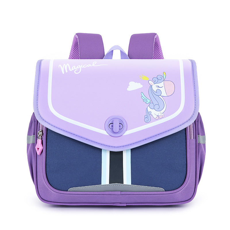 Children's Boys Cute Portable Burden Alleviation Primary Elementary School Students' Schoolbags