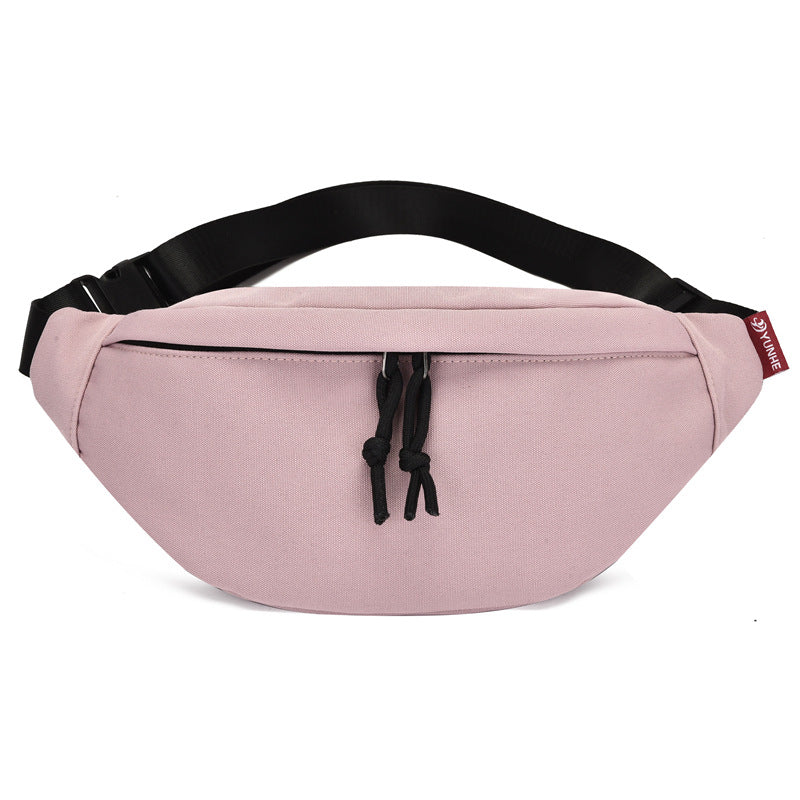 Women's Fashion Trendy Solid Color Simple Oxford Cloth Large Waist Packs