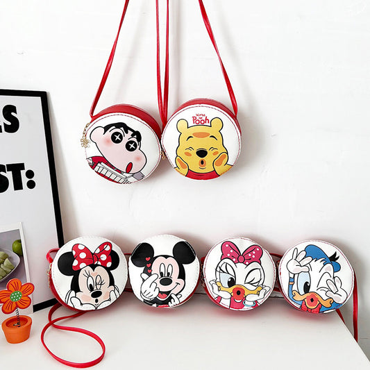 Children's Korean Style Fashion Small Round Cartoon Children's Shoulder Bags