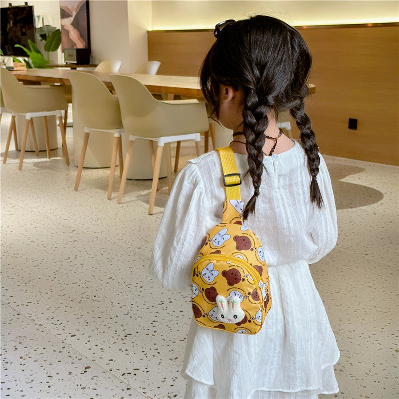 Children's Fashion Cute Bunny Large Capacity Outing Bags