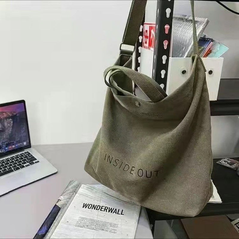 Sacs de messager pour hommes et femmes et toile rétro Portable livre grande capacité sacs de messager pour hommes