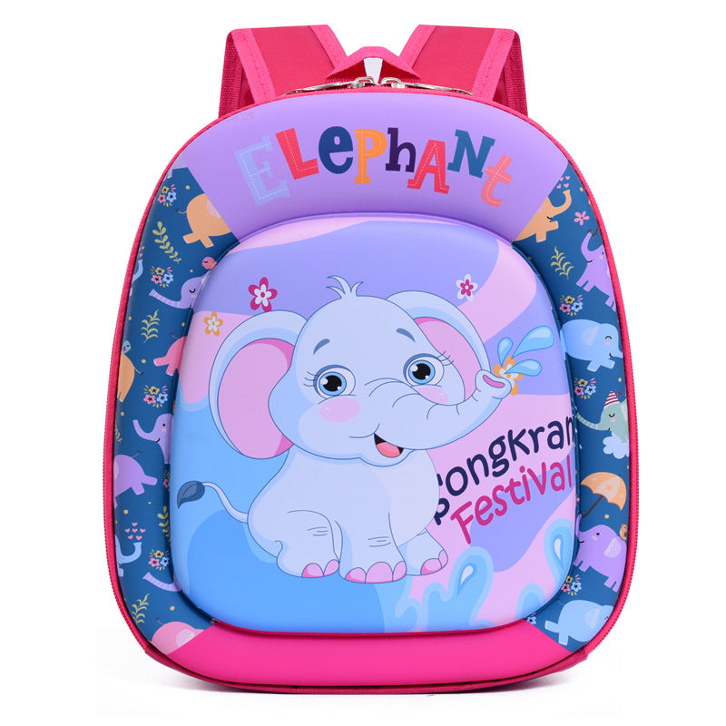 Children's Hard Shell Clow Year-old Lightweight Cartoon Kindergarten School Bags