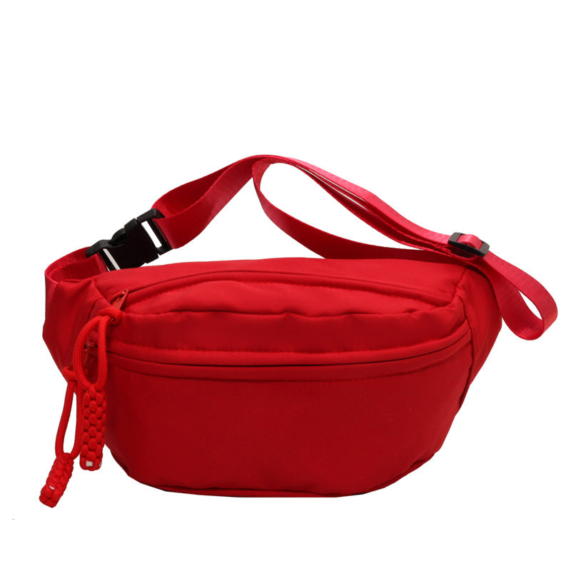 Summer Versatile Canvas Female Multifunctional Leisure Waist Packs