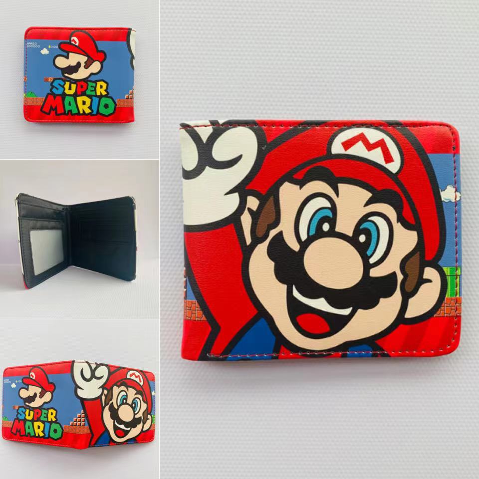 Super Mary Game Anime Peripheral Mario Coin Purses