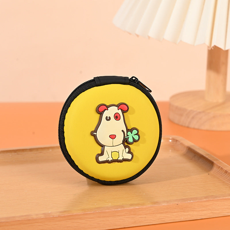 Children's Korean Cute Cartoon Silicone Earphone Portable Coin Purses