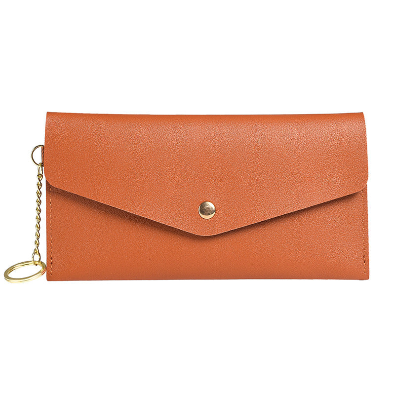 Pochette longue et fine pour femmes, Simple, mode, grands portefeuilles pour dames