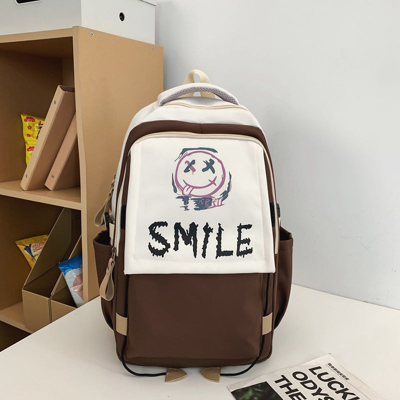 High Male Couple Junior Primary Large Backpacks