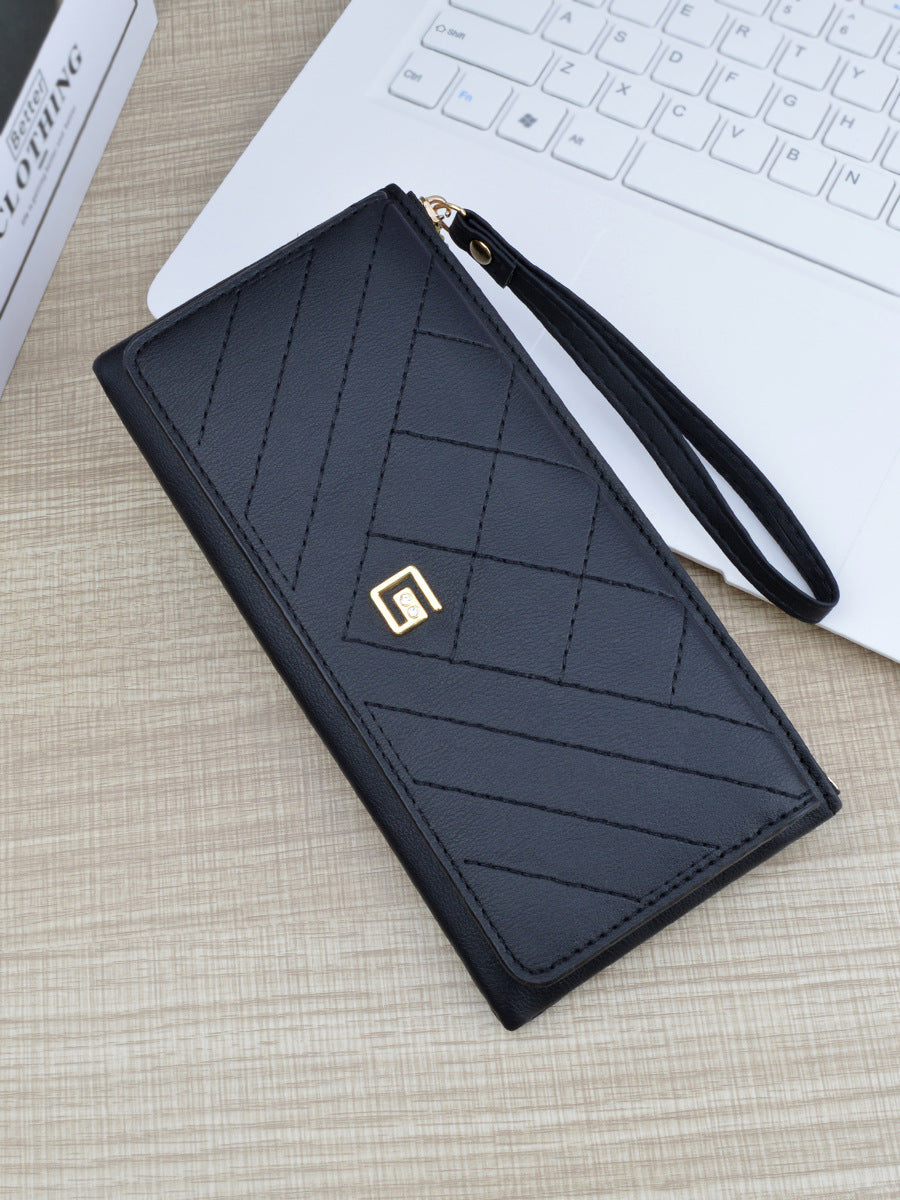 Women's Long Zipper Fashionable Simple Large Capacity Ladies Wallets