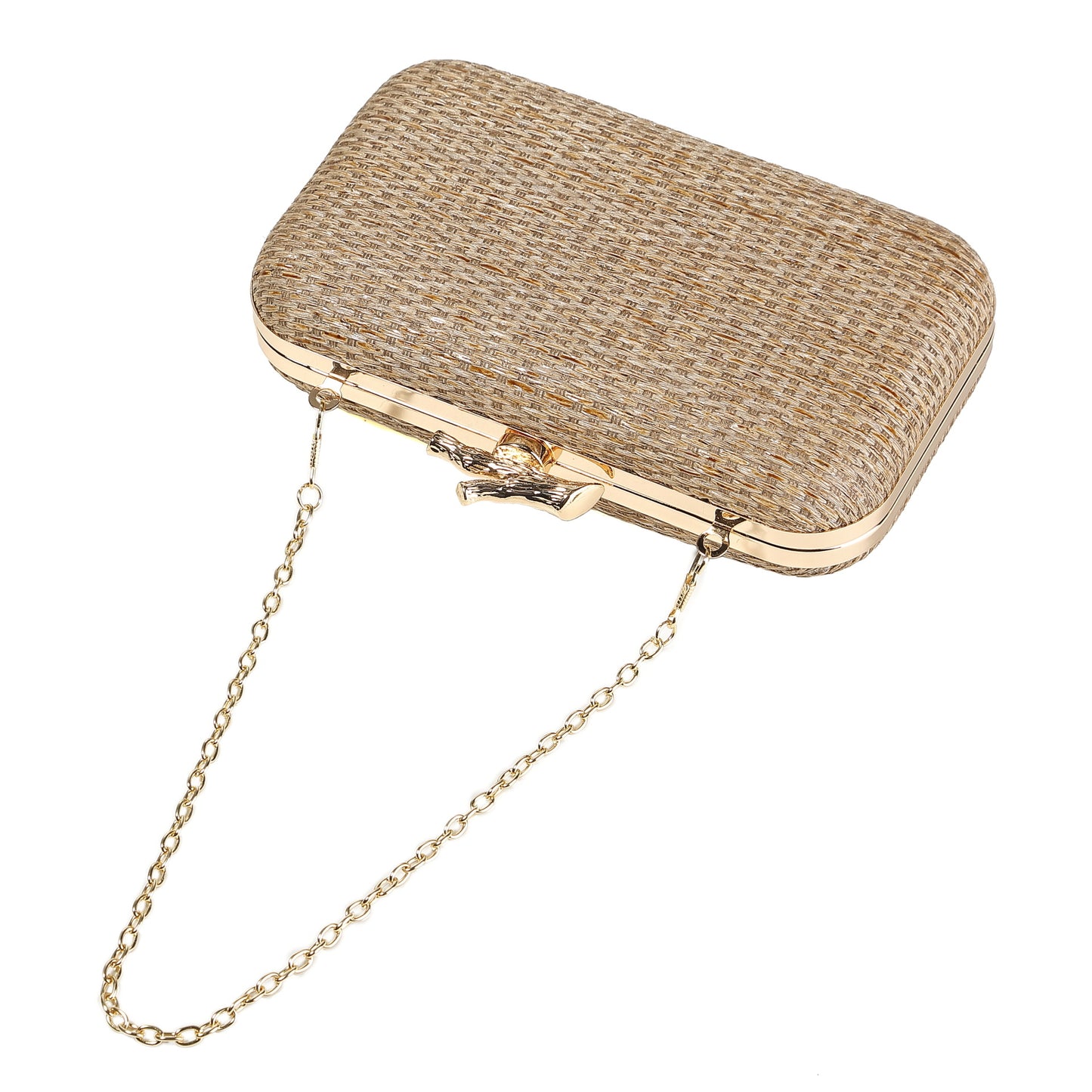 Women's Stylish Hand-woven Straw Clutch For Dinner Evening Bags