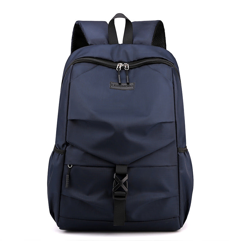 Men's Simple Waterproof Lightweight Street Trendy Computer Backpacks