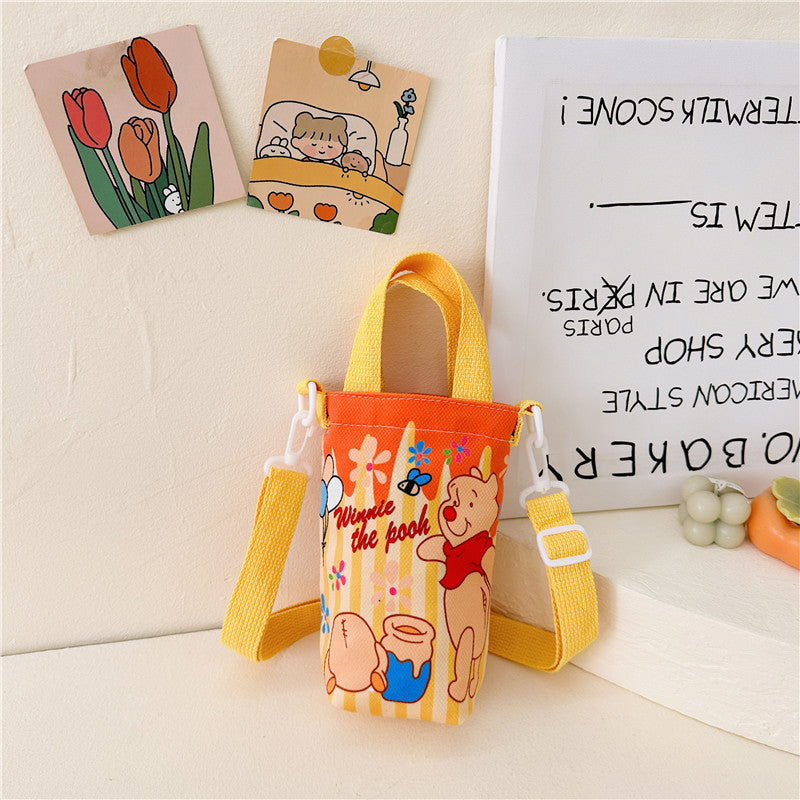 Mode pour enfants mignon tasse d'eau toile beaux sacs à bandoulière pour enfants