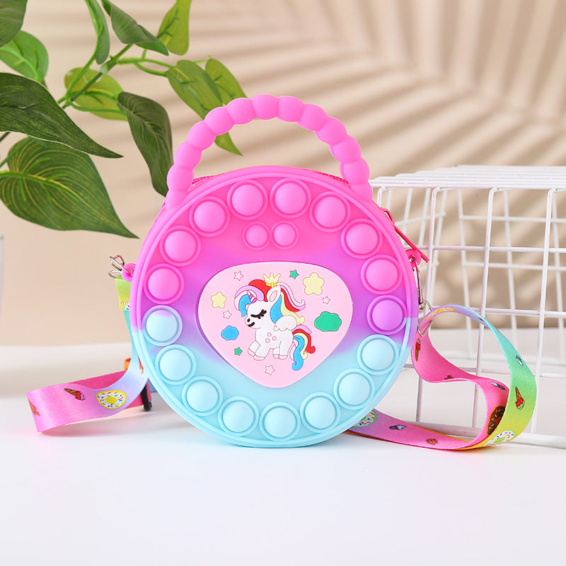 Killer Pioneer Cartoon Princess Silicone Decompression Coin Purses