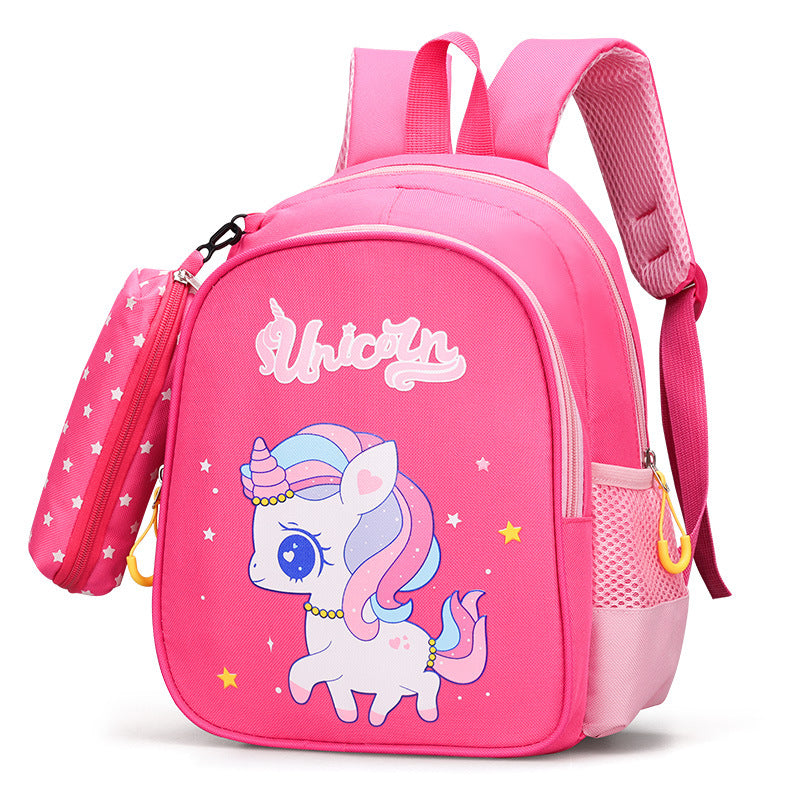 Boys Intermediate Classes Pencil Pendant Cute Backpacks