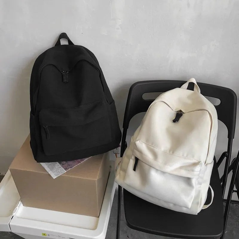 Men's Female Korean Style Simple Fashion University Backpacks