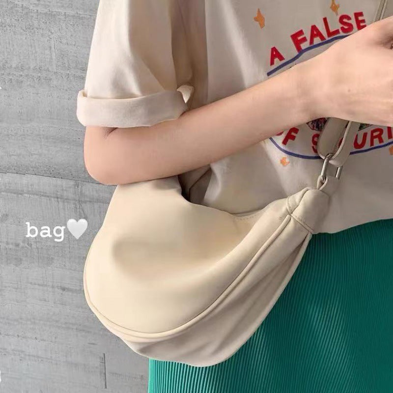 Sacs à bandoulière légers en toile de nylon Dumpling pour femmes