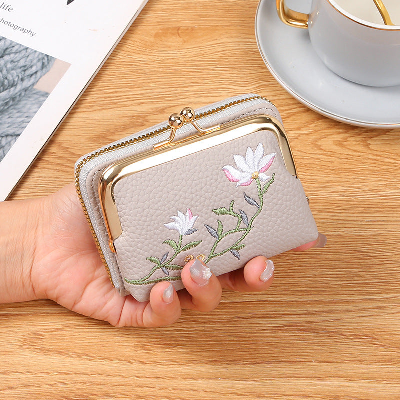 Women's Mini Fashion Small Large Capacity Expanding Coin Purses