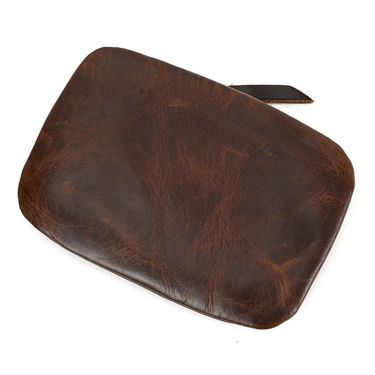 Men's Horse Leather Simple Compact First Layer Cowhide Coin Purses