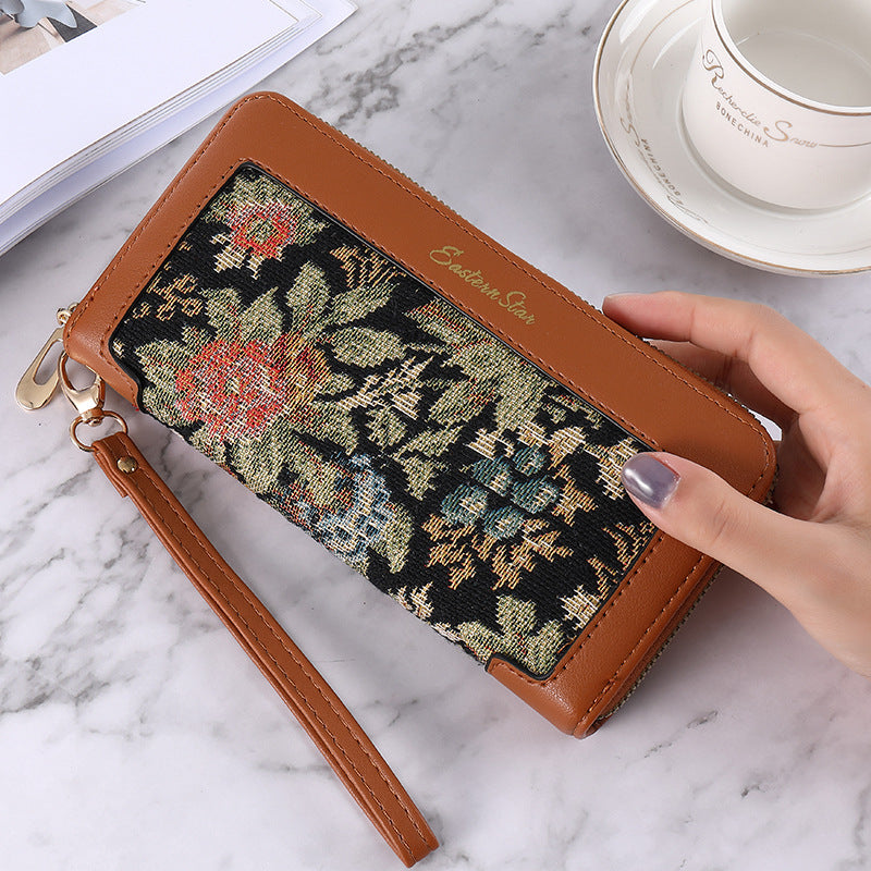 Women's Korean Long Simple Zipper Large Capacity Ladies Wallets