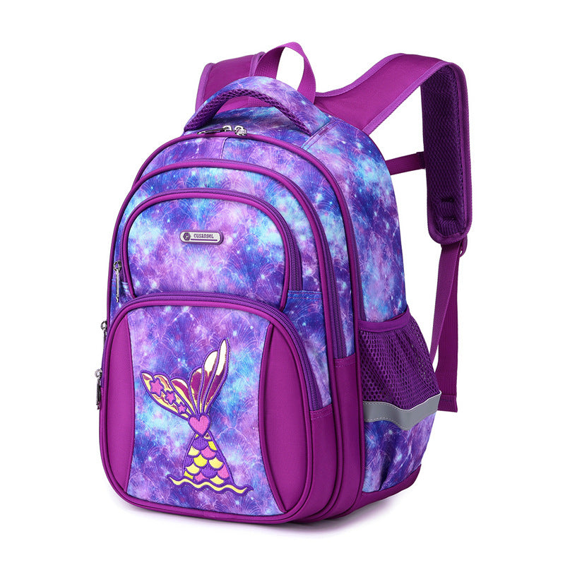 New Primary Large Capacity Unicorn Mermaid Elementary School Students' Schoolbags