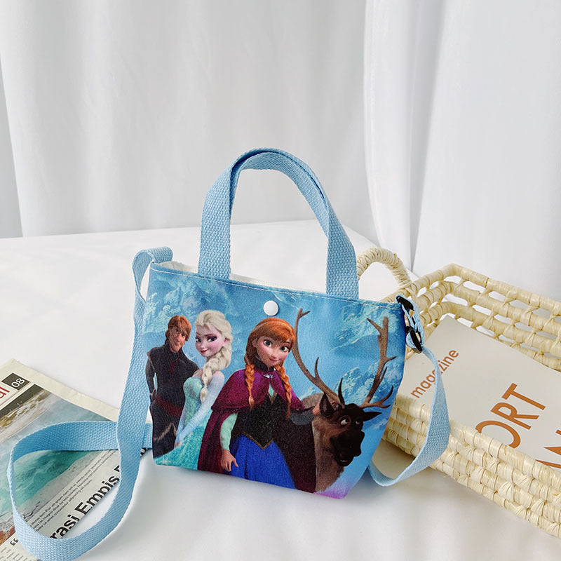 Children's Boys Fashionable Cartoon Canvas Cute Children's Shoulder Bags