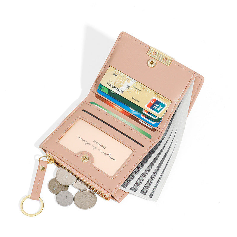 Women's Small Female Classic Style Minimalist Thin Card Holder