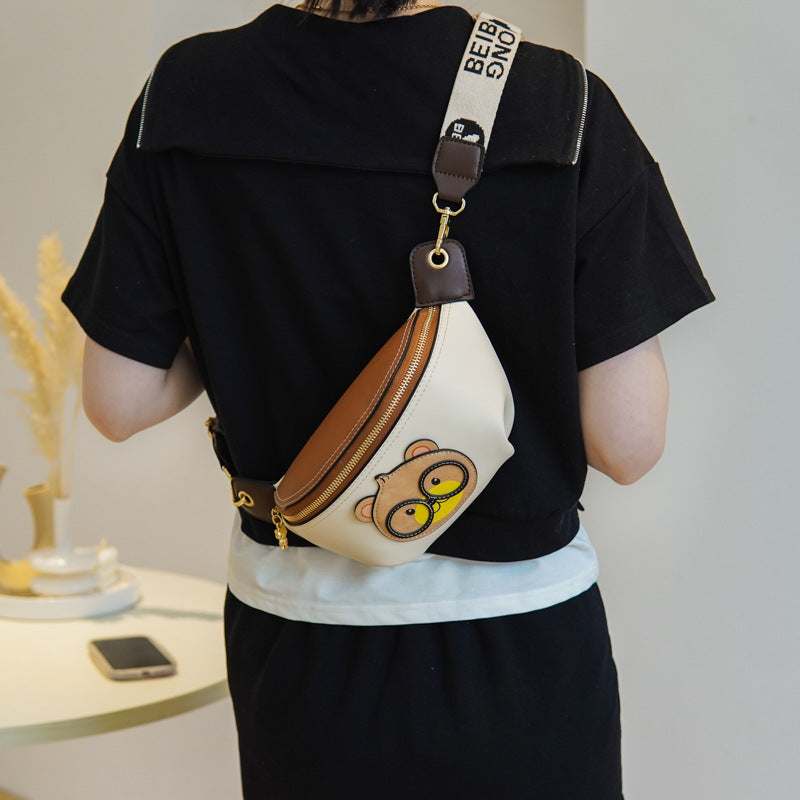 Sacs de taille tendance pour femmes, joli petit ours, Niche, dessin animé