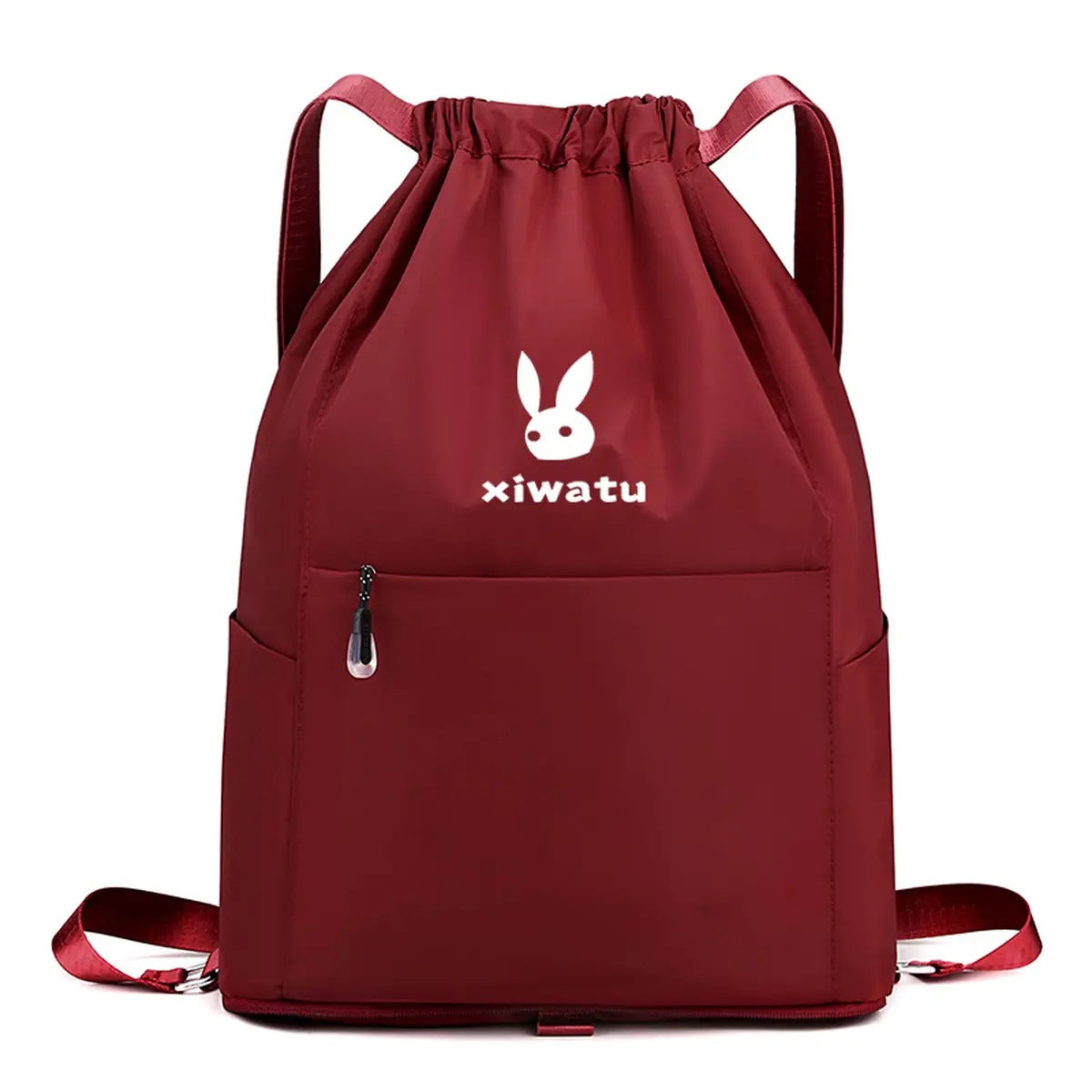 Women's & Men's & Portable Folding Fitness Drawstring Leisure Backpacks